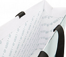 Double V – бумажные пакеты из белого крафта с офсетной печатью