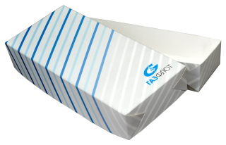 Коробка тип "крышка-дно" из картона 260 гр.\м2, офсет CMYK