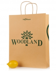 Woodland – бумажные пакеты из крафта с печатью шелкографией