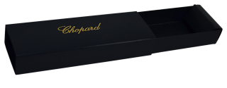Самосборная подарочная коробка тип "шубер-лоток" из Плайка 330 гр, с тиснением золотой фольгой