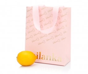 Milanka - пакеты из дизайнерского картон Burano с шелкотрафаретной печатью и тиснением